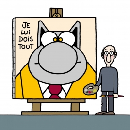Geluck expose le chat
