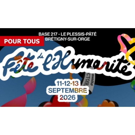 Bon de soutien fête de l'Humanité 2026